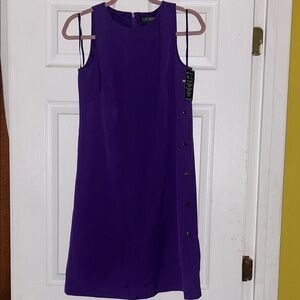 Ralph Lauren Rich Purple Mini Dress
